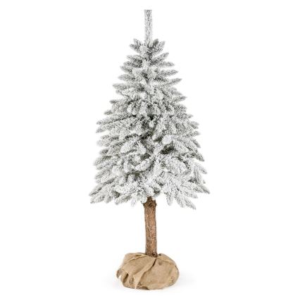 Christmas tree on a trunk NATURAL WITH SNOW 120 cm spruce