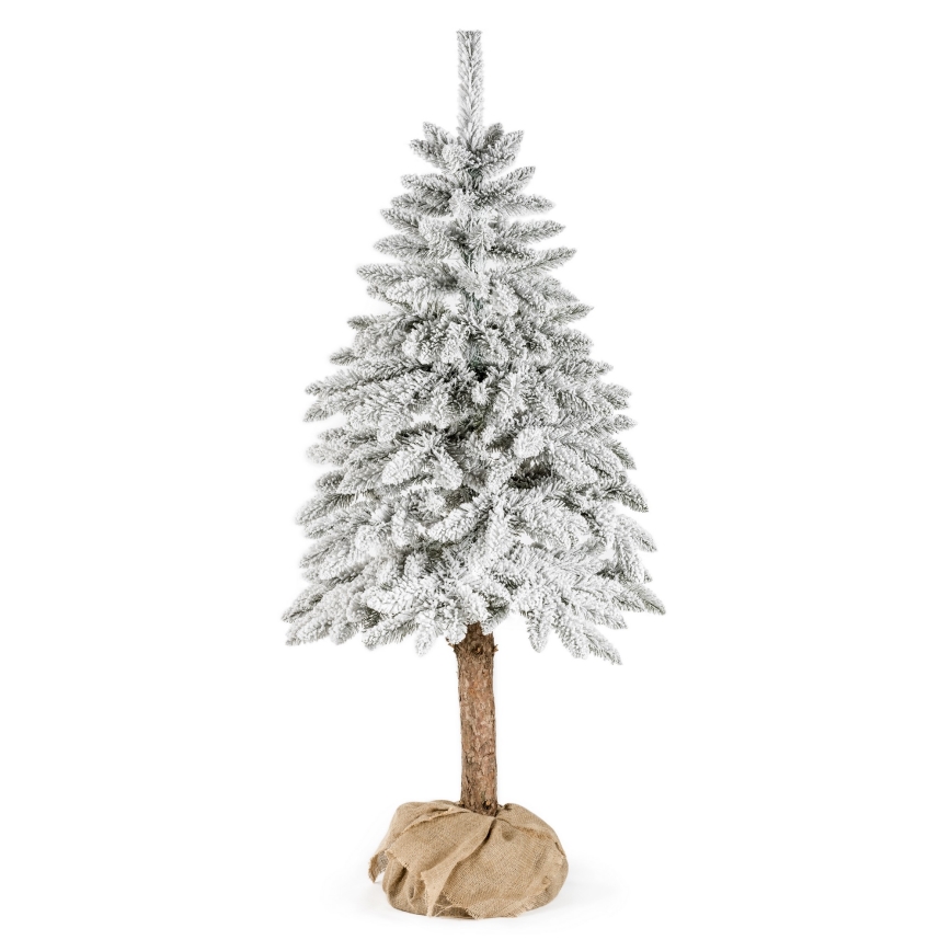 Christmas tree on a trunk NATURAL WITH SNOW 120 cm spruce