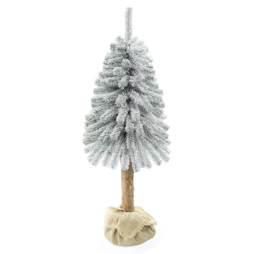 Christmas tree on a trunk NATURAL WITH SNOW 150 cm fir