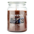 CIGARS WHISKEY scented candle, 510 g, burn time 85-95 hours.