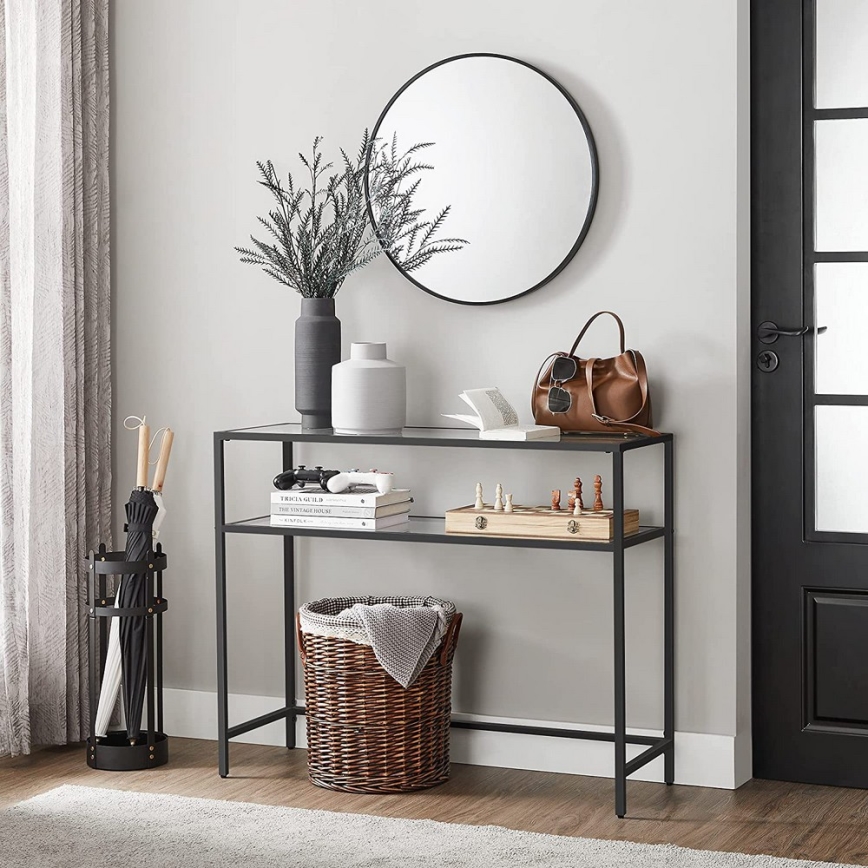 CIREL Console Table, Black