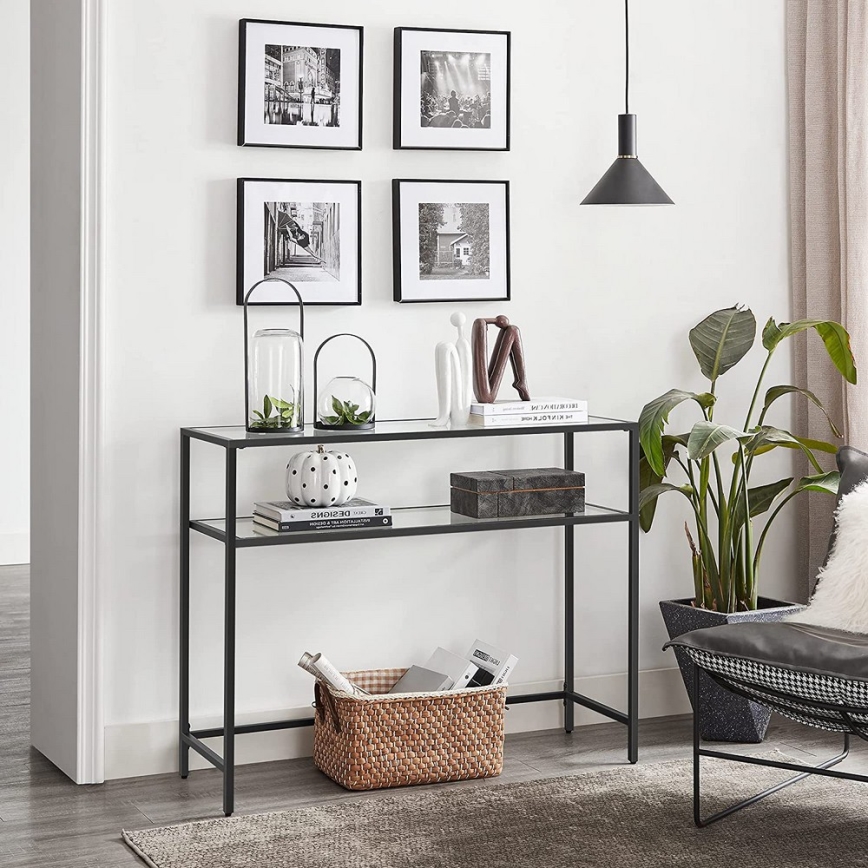 CIREL Console Table, Black