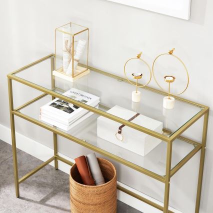 CIREL Gold Console Table