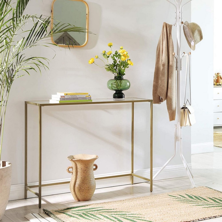 CIREL Gold Console Table