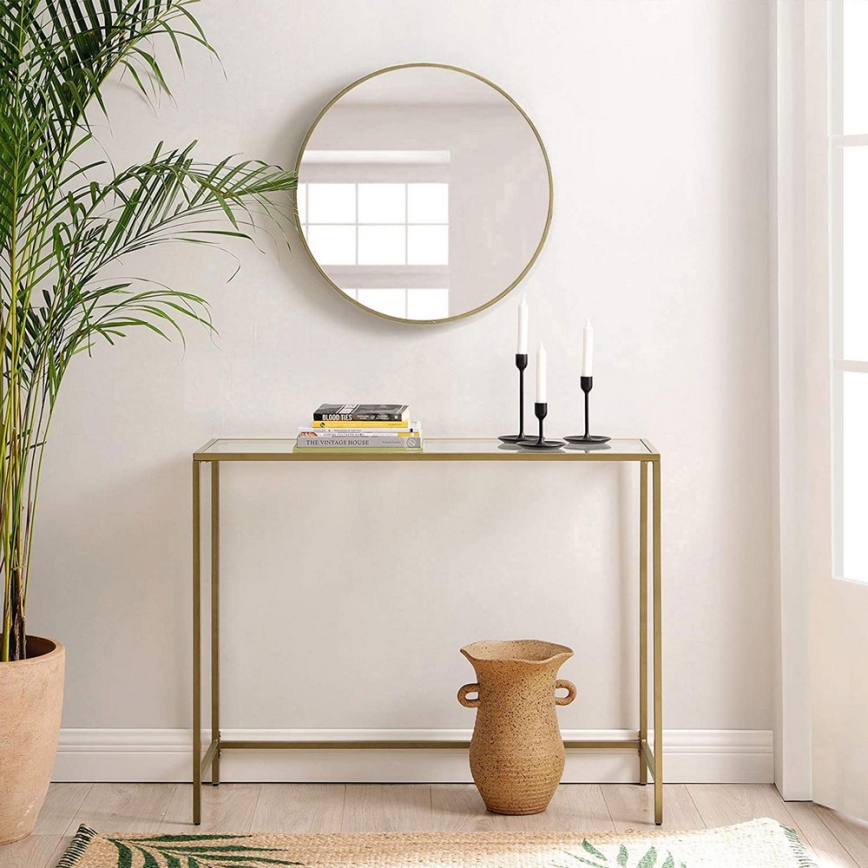 CIREL Gold Console Table