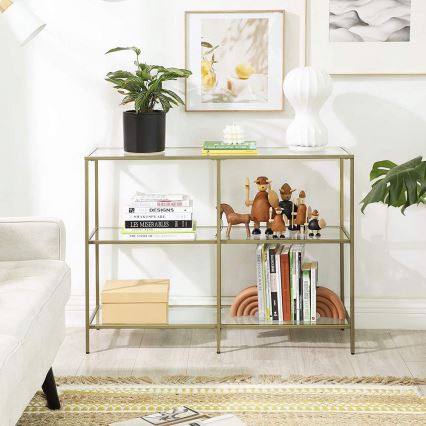 CIREL Gold Console Table