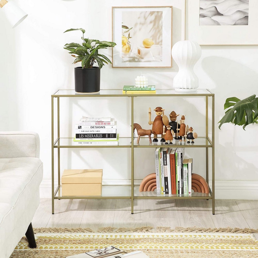CIREL Gold Console Table