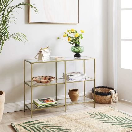CIREL Gold Console Table