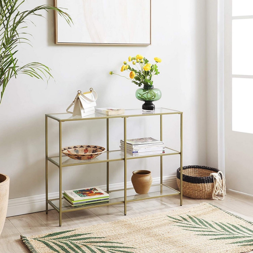 CIREL Gold Console Table