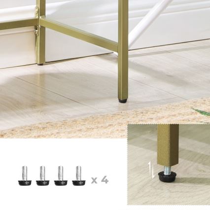 CIREL Gold Side Table
