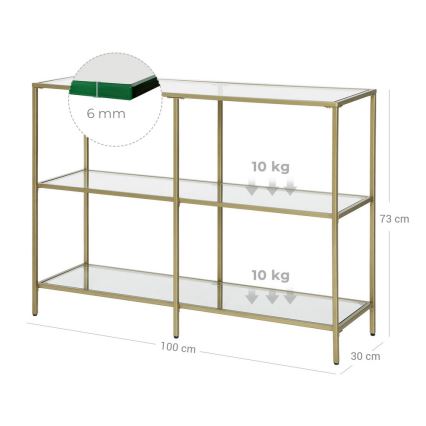 CIREL Gold Side Table