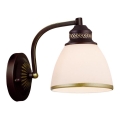 CLAIR Wall Lamp 1xE27/40W/230V Brown/Gold
