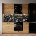 CLAIRE 180 cm Kitchen Unit, Craft Oak