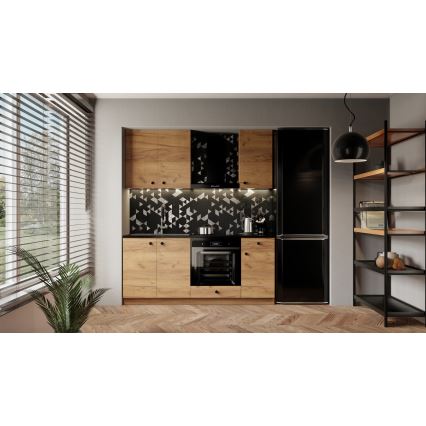 CLAIRE 180 cm Kitchen Unit, Craft Oak