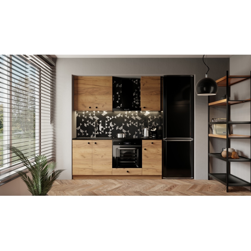 CLAIRE 180 cm kitchen unit in Craft Oak