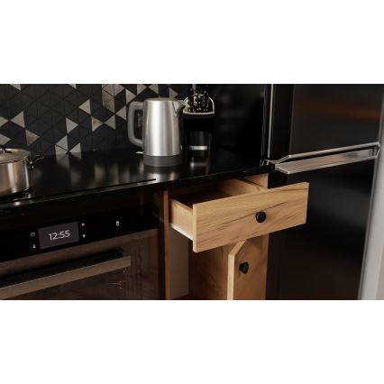CLAIRE 180 cm kitchen unit in Craft Oak