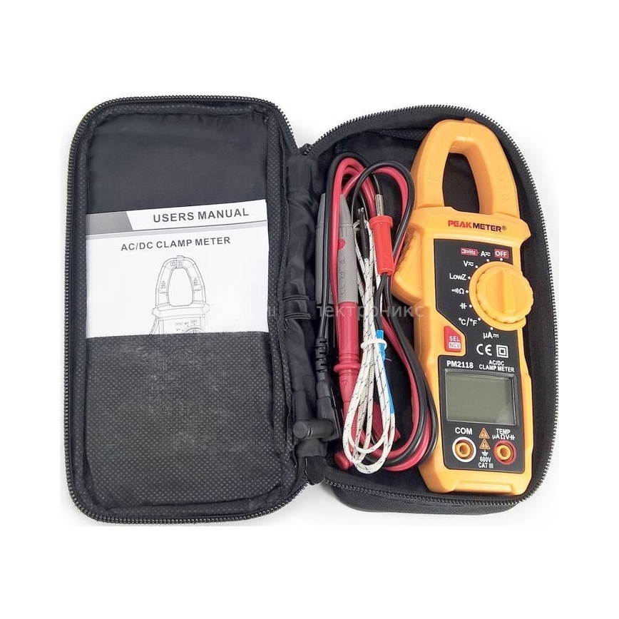 Clamp multimeter 2xAAA