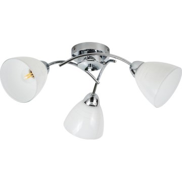 CLARA Flush-Mount Chandelier 3xE27/15W/230V Polished Chrome