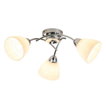 CLARA Flush-Mount Chandelier 3xE27/15W/230V Polished Chrome