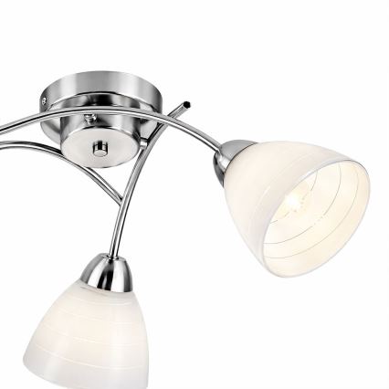CLARA Flush-Mount Chandelier 3xE27/15W/230V Polished Chrome