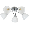 CLARA Flush-Mount Chandelier 5xE27/15W/230V, Polished Chrome