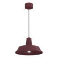 CLASS Cord Pendant 1xE27/15W/230V Burgundy