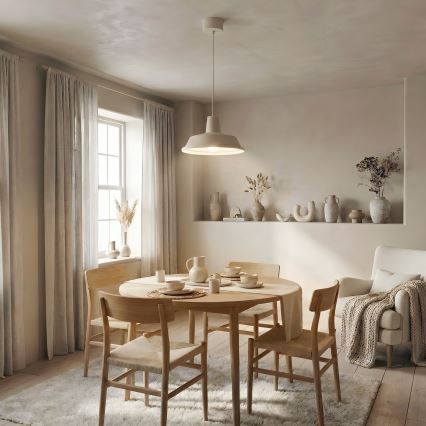 CLASS corded pendant light 1xE27/15W/230V beige