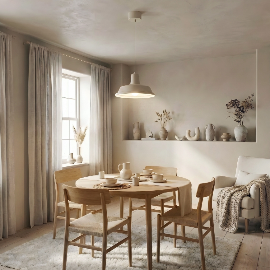 CLASS corded pendant light 1xE27/15W/230V beige