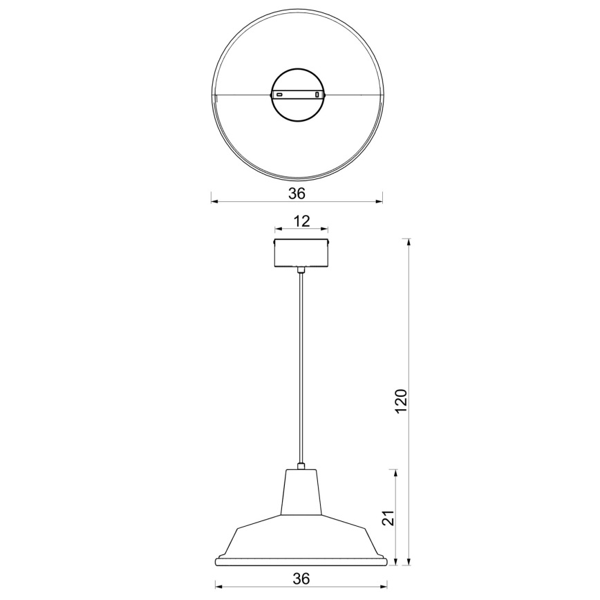 CLASS corded pendant light 1xE27/15W/230V beige