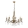 Classic Chain Lamp 8xE14/40W/230V Bronze