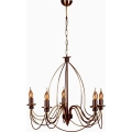 Classic Hanging Lamp 5xE14/40W/230V bronze
