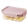 CLASSIC PLUS 420 ml Food Container, Pink/Clear