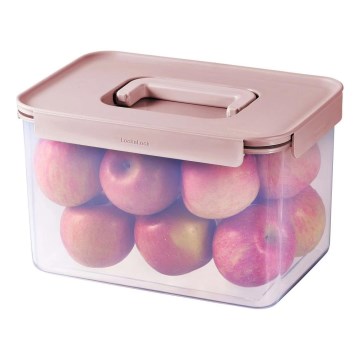 CLASSIC PLUS 6 L Food Storage Container — Pink/Clear