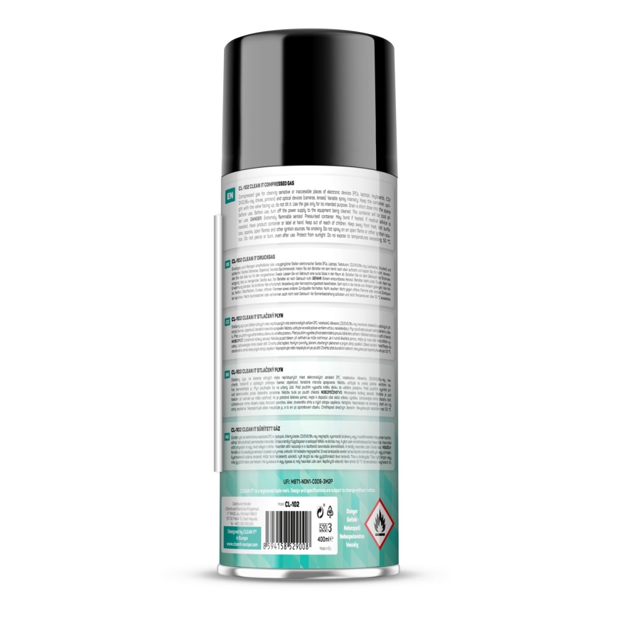 CLEAN IT CL-102 - Compressed gas for cleaning electronic devices 400 mm