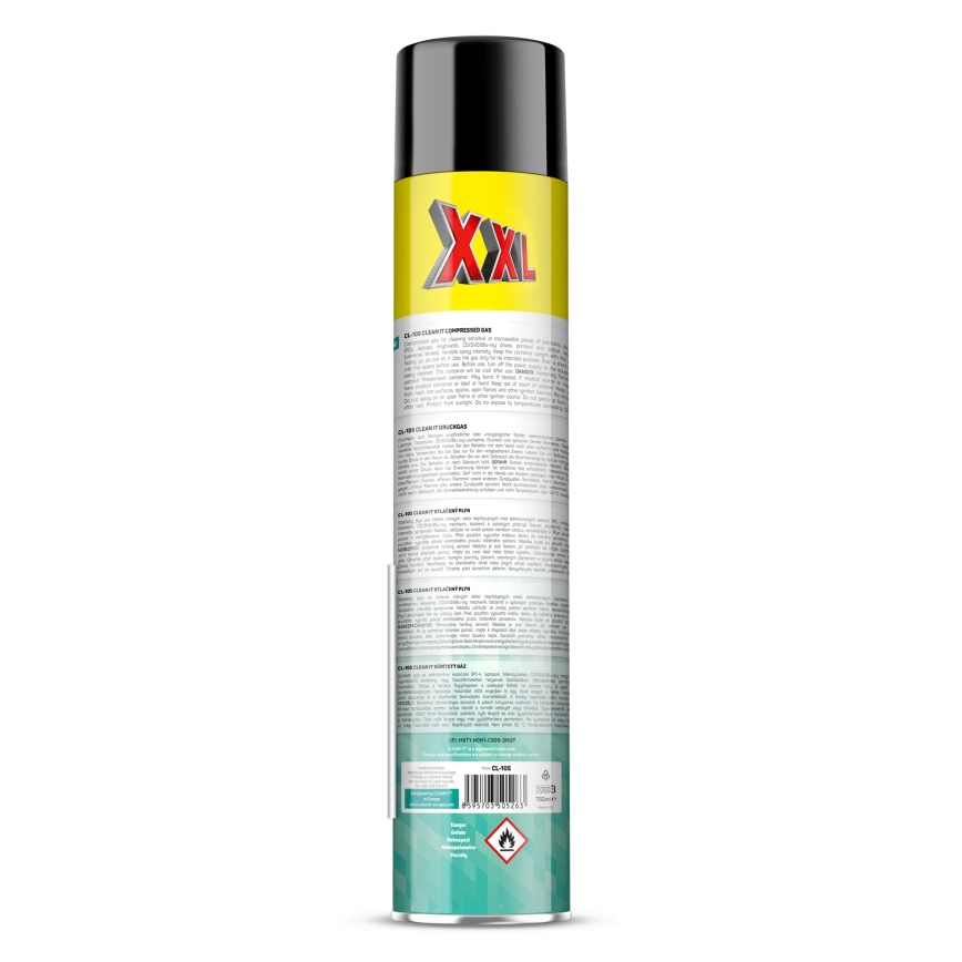 CLEAN IT CL-105 - Compressed gas for cleaning electronic devices 750 mm