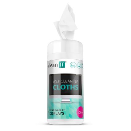 CLEAN IT CL-141 - Wet screen cleaning cloths 100 pcs