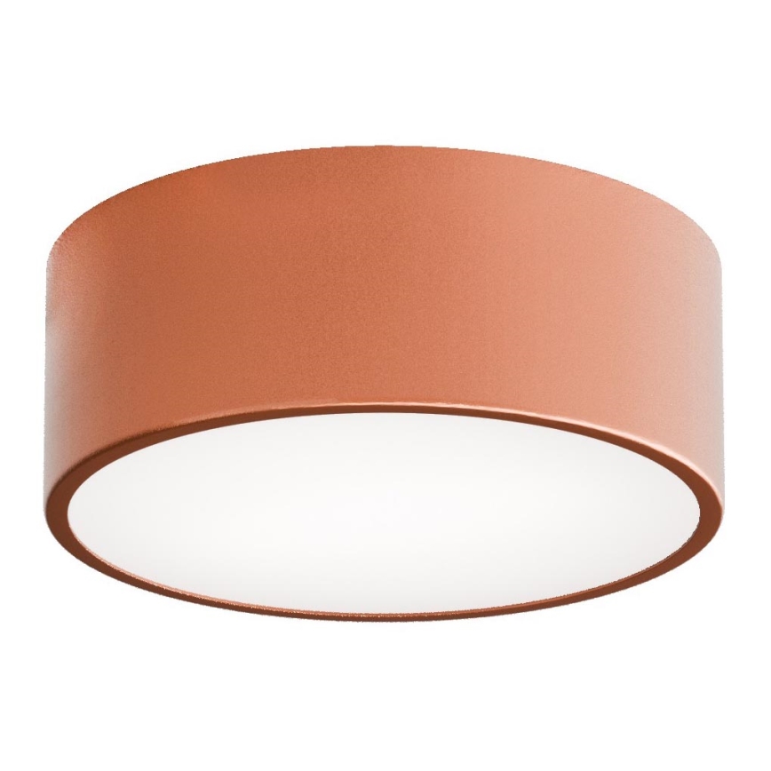 CLEO bathroom ceiling light with sensor, 1×E27/24W/230V, Ø 20 cm, IP54, copper finish