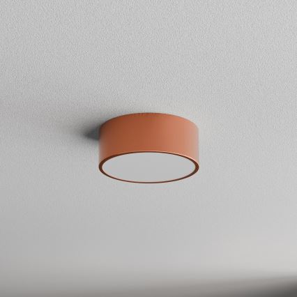 CLEO bathroom ceiling light with sensor, 1×E27/24W/230V, Ø 20 cm, IP54, copper finish
