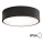 CLEO bathroom ceiling light with sensor 2xE27/24W/230V Ø 30 cm black IP54