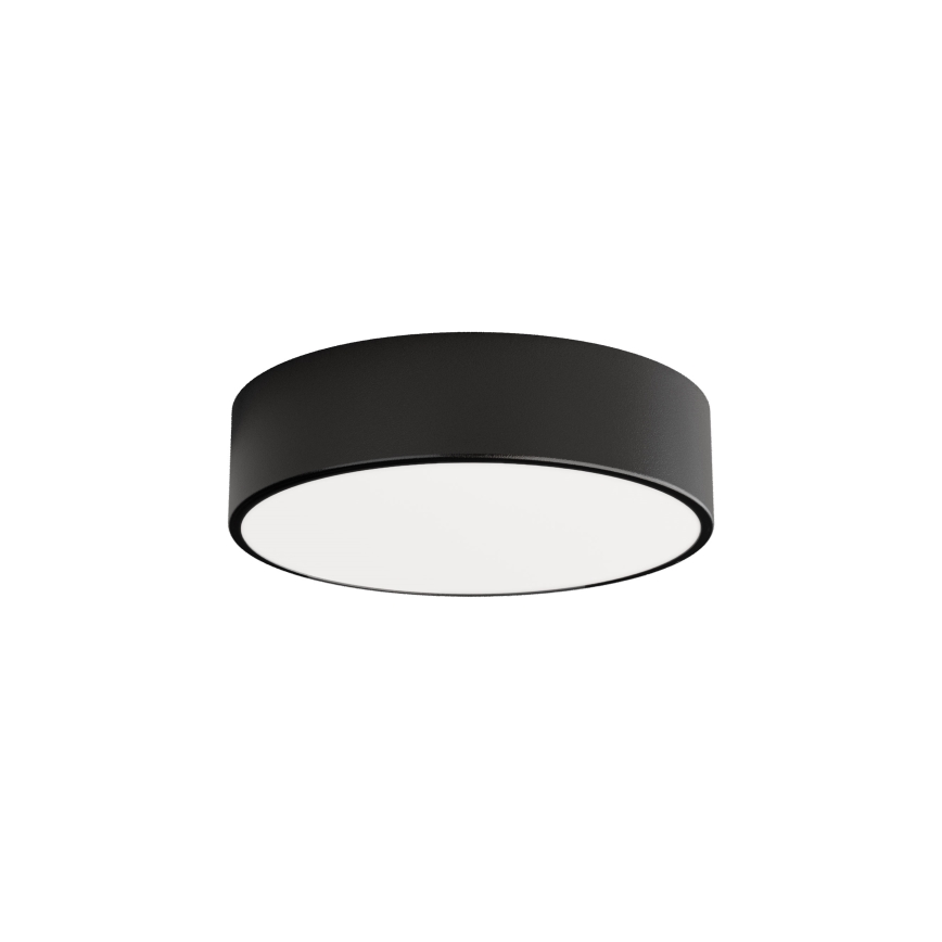 CLEO bathroom ceiling light with sensor 2xE27/24W/230V Ø 30 cm black IP54