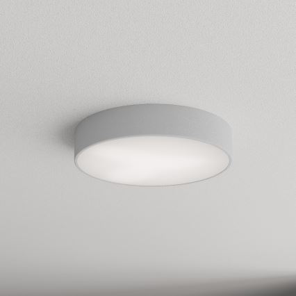 CLEO Bathroom Ceiling Light with Sensor, 3xE27/24W/230V, Ø 40 cm, Gray, IP54