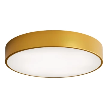 CLEO bathroom ceiling light with sensor, 4x E27/24W/230V, Ø 50 cm, IP54, gold finish