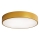 CLEO bathroom ceiling light with sensor, 4x E27/24W/230V, Ø 50 cm, IP54, gold finish