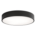 CLEO Bathroom Ceiling Light with Sensor, 4×E27/24W/230V, Ø 50 cm, IP54, Black