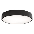 CLEO Bathroom Ceiling Light with Sensor, 4×E27/24W/230V, Ø 50 cm, IP54, Black