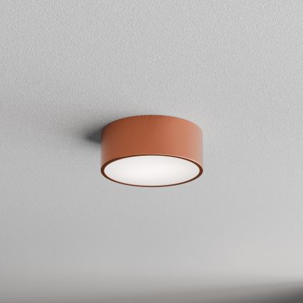 CLEO ceiling light with motion and dusk sensor, 1x E27/40W/230V, Ø 20 cm, copper