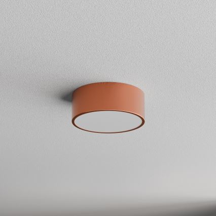 CLEO ceiling light with motion and dusk sensor, 1x E27/40W/230V, Ø 20 cm, copper