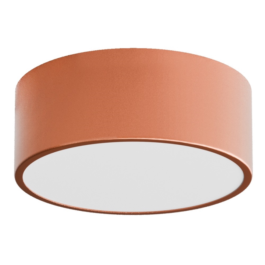 CLEO ceiling light with motion and dusk sensor, 1x E27/40W/230V, Ø 20 cm, copper
