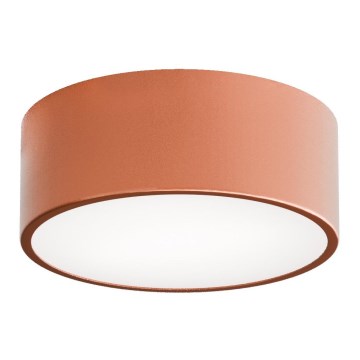 CLEO ceiling light with motion and dusk sensor, 1x E27/40W/230V, Ø 20 cm, copper