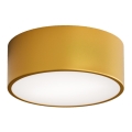 CLEO ceiling light with motion and dusk sensor 1xE27/40W/230V Ø 20 cm gold